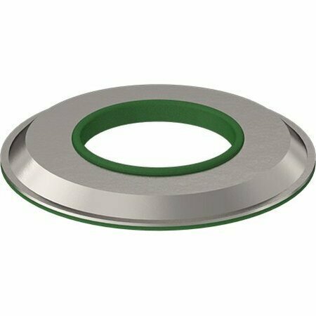 BSC PREFERRED Pressure-Rated Metal-Bonded Sealing Washer for 1/2 Screw Size 0.485 ID 1 OD 91195A128